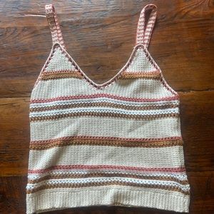 knit womens tank top
